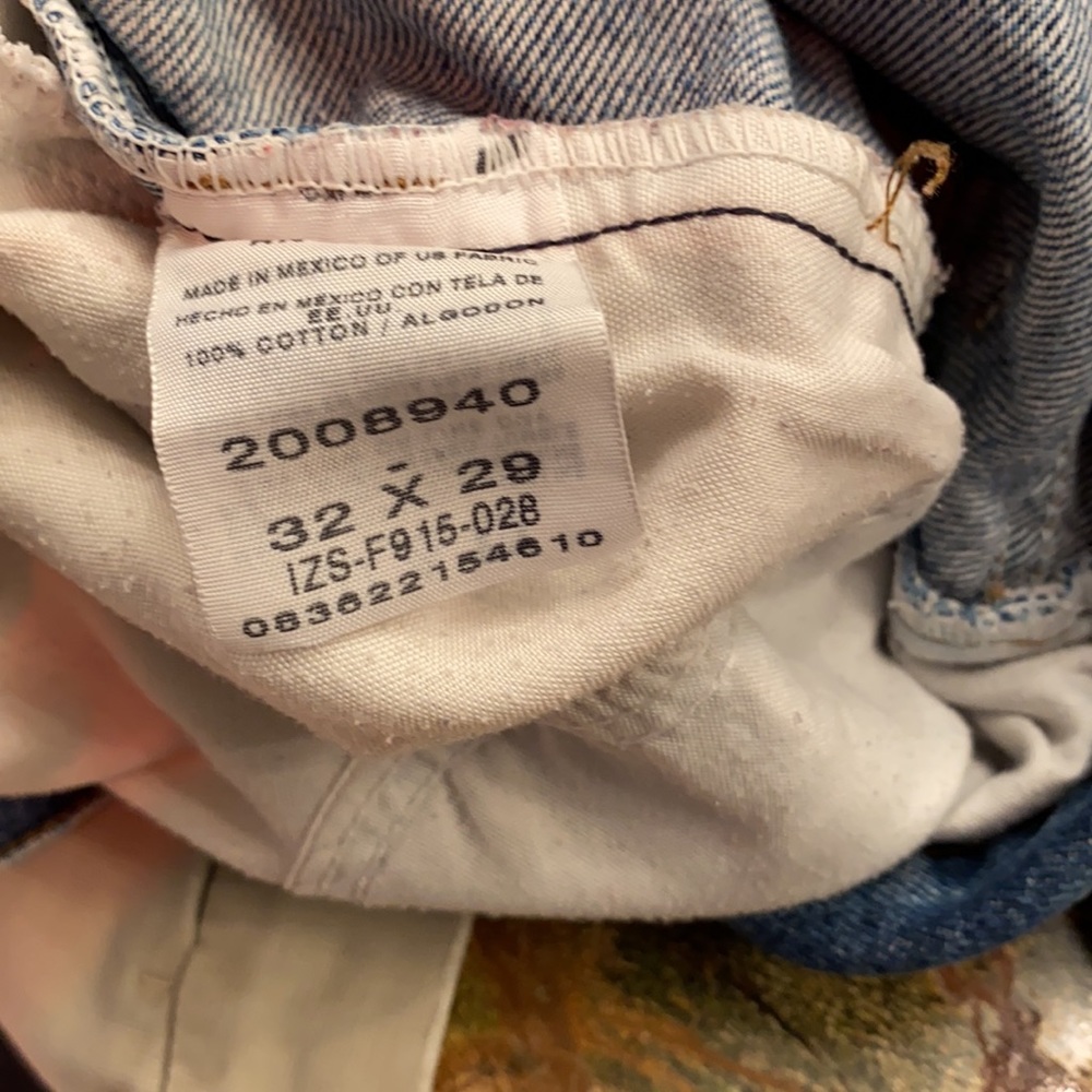 LEE RETRO CLASSIC REG FIT JEANS SZ 32x29 - Picture 8 of 8